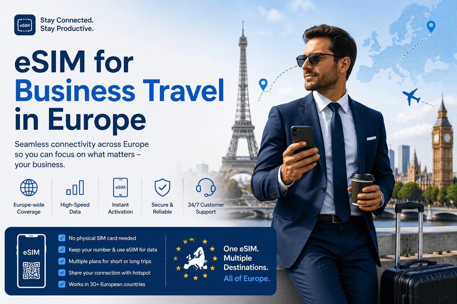 eSIM for Business Travel in Europe: The 2026 Guide